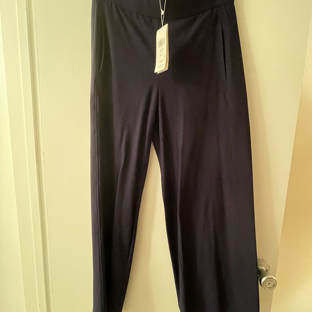 Eileen Fisher Navy Ankle Pant
